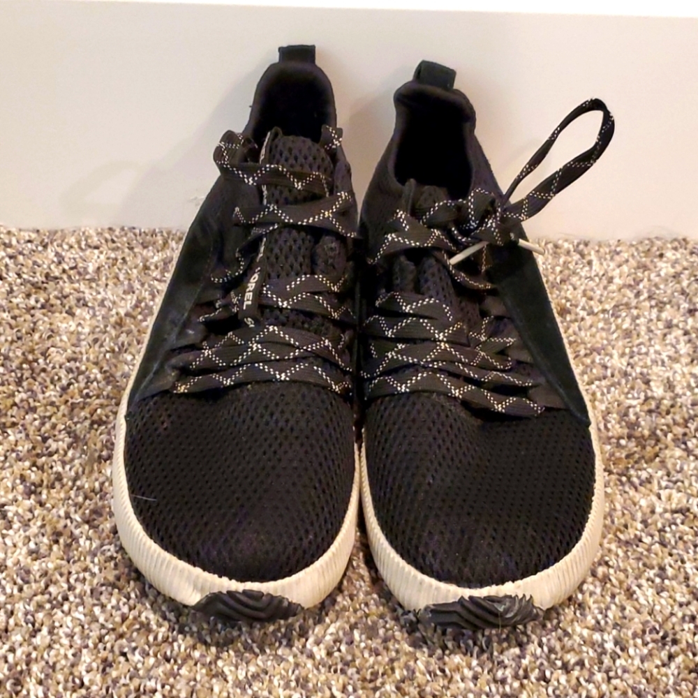 Sorel Black and White Women's Shoes